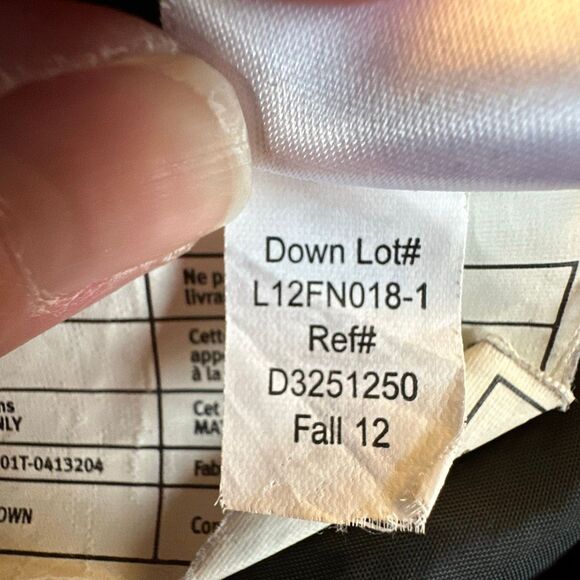 Eddie Bauer Puffer Vest Mens Medium Black Full Zip Goose Down Pockets - Picture 9 of 10